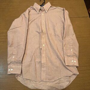 Men's Stafford Dress Shirt - Burgundy - Size 15.5" x 32". Rarely Worn.